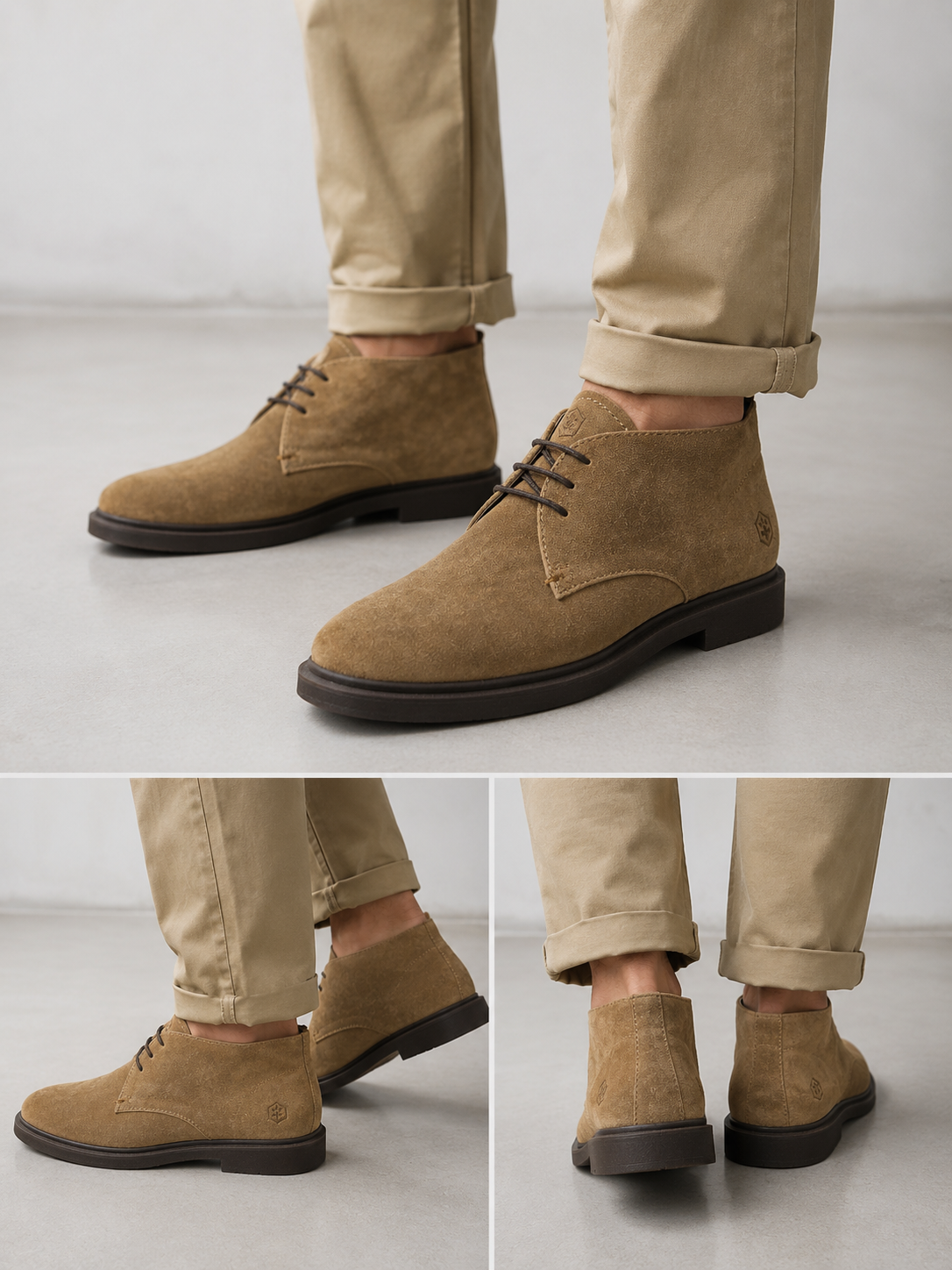 Cordane Suede Leather Chukka Boots