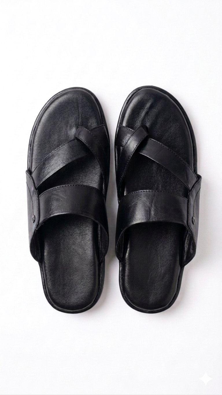 Cordane Leather Slippers for Men