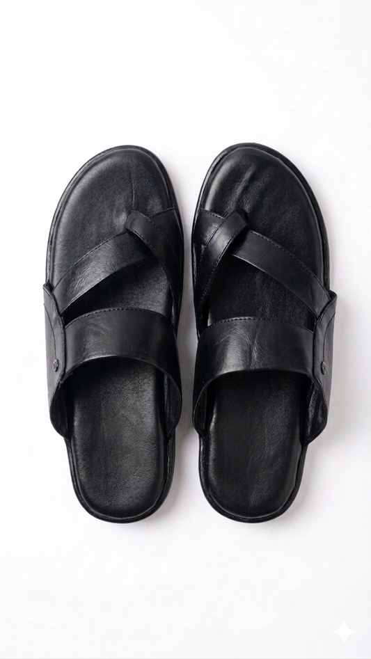 Cordane Leather Slippers for Men
