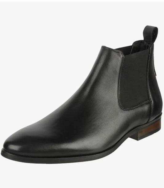 Cordane Leather Chelsea Boot - Black.