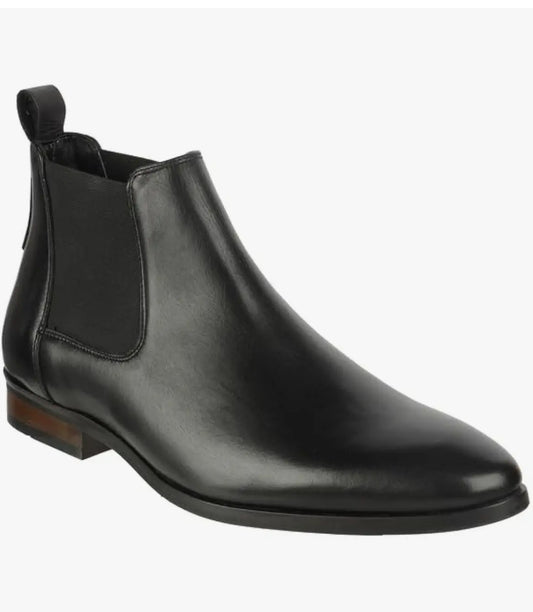 Cordane Leather Chelsea Boot - Black.