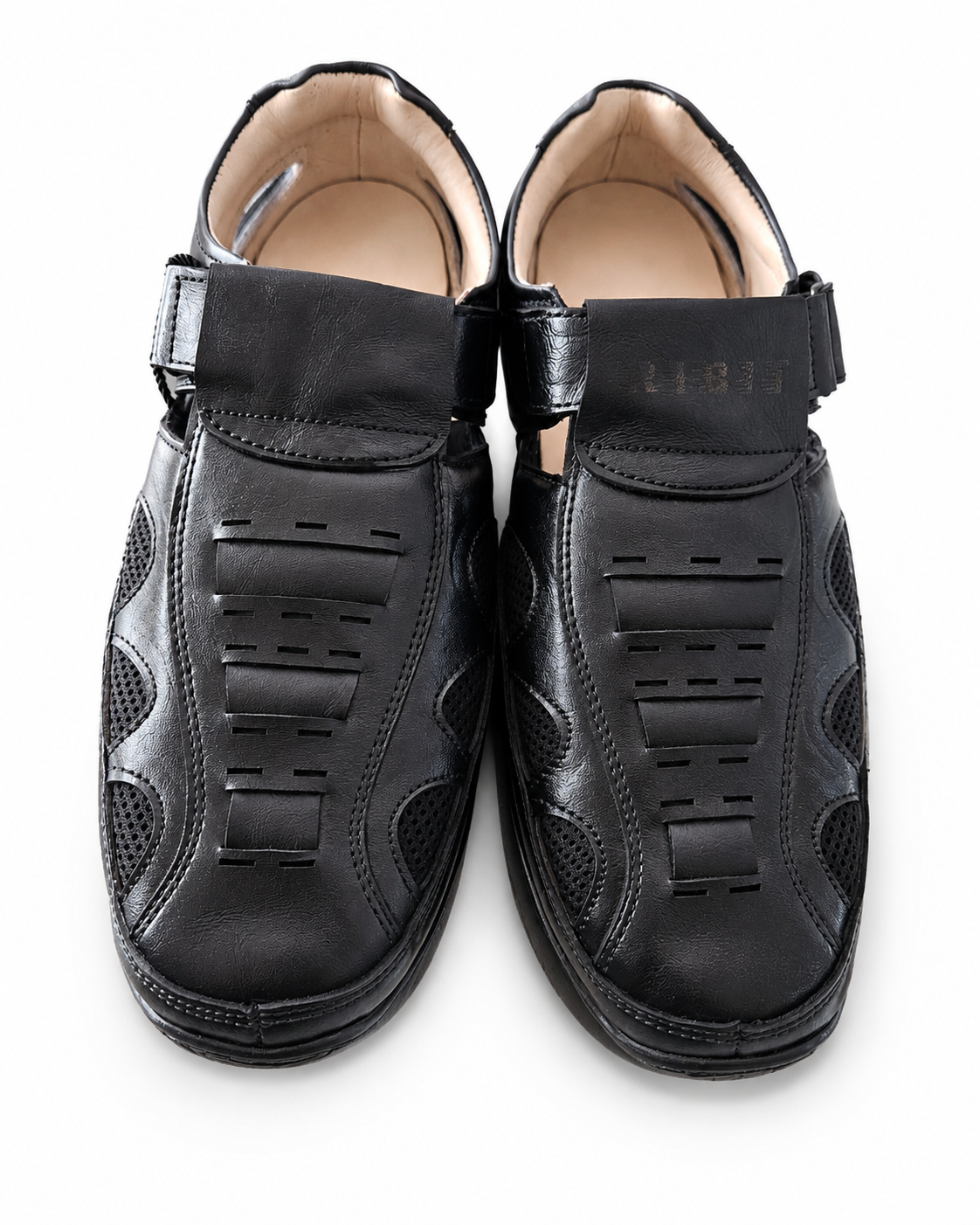 Men's Leather Sandals with Orthopedic Support