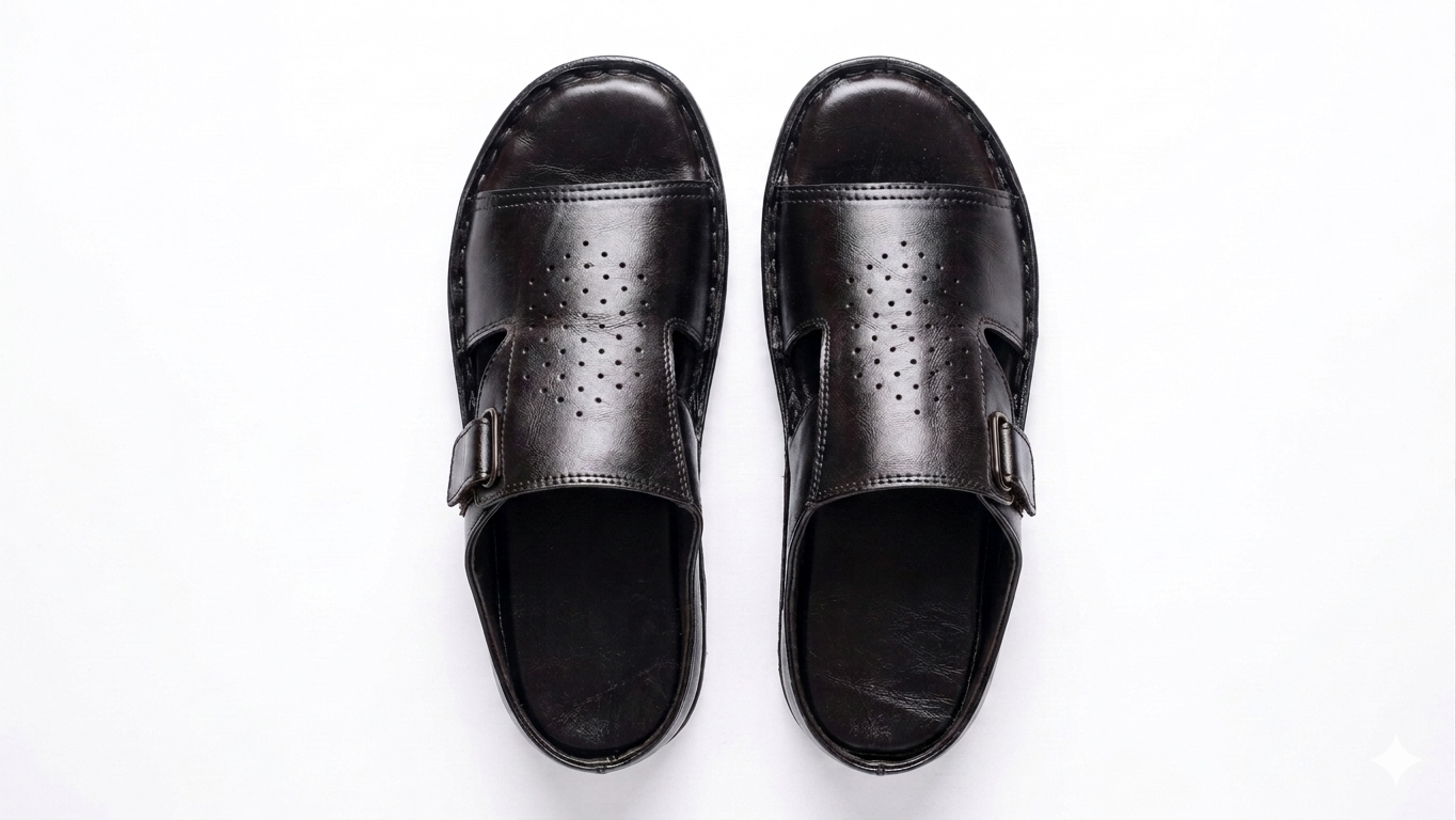 Cordane Leather Slippers for Men