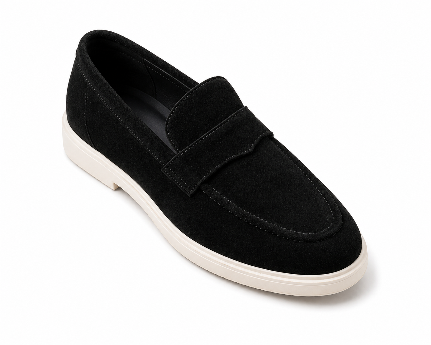 Light weight suede loafer. Handmade and real leather
